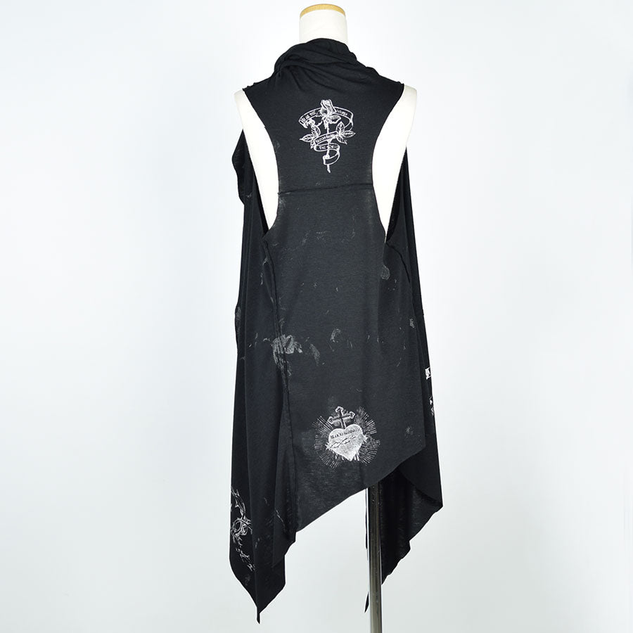 黑暗图案3way gillet