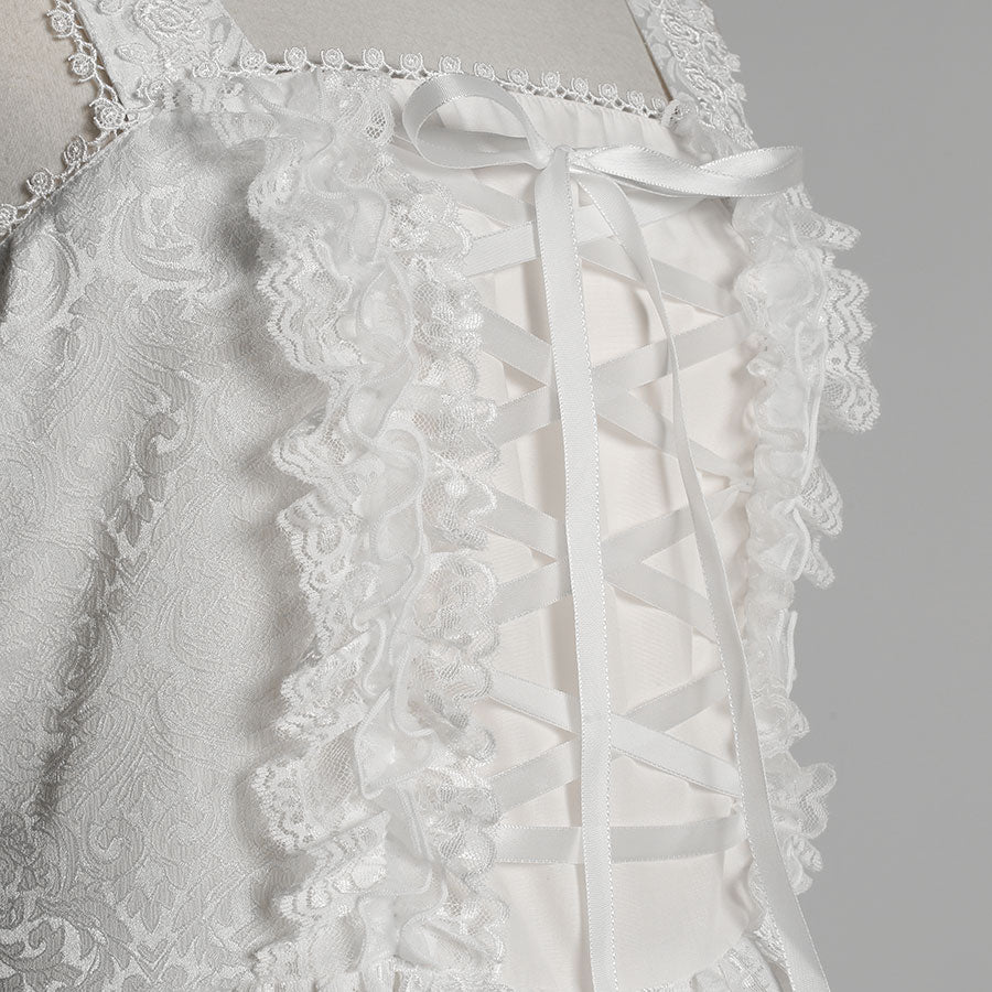 White Rose Bird Cage Dress (2sizes)