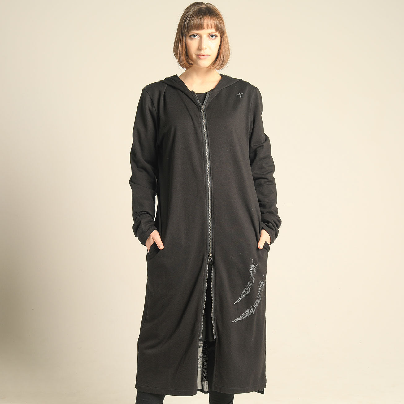 Angel Wing Long hoodie
