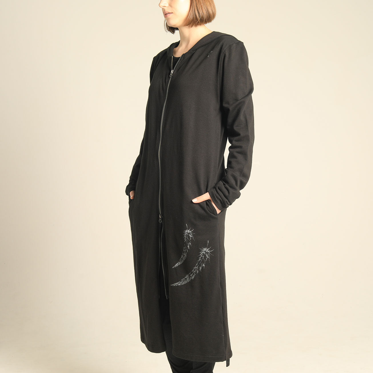 Angel Wing Long hoodie