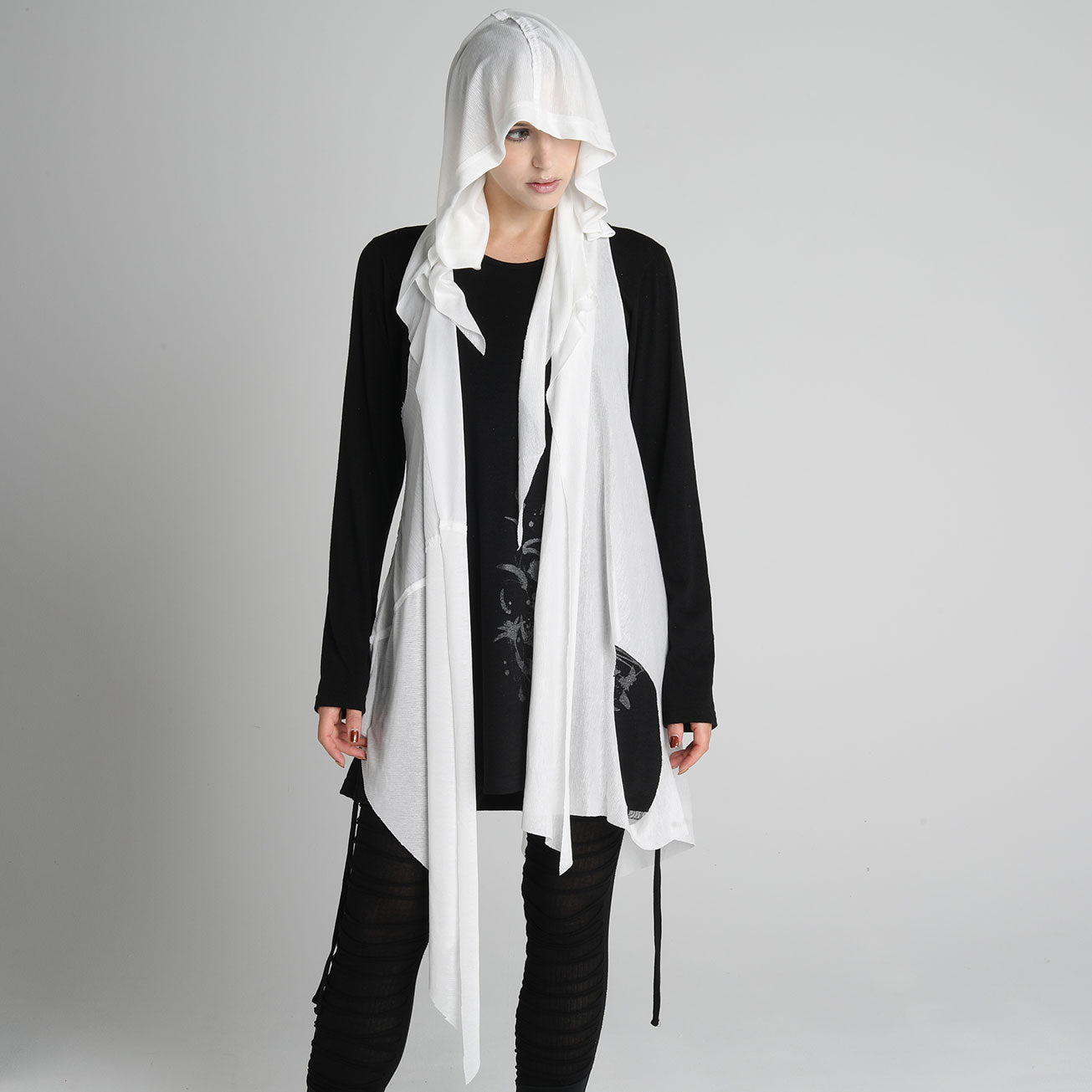 Angel Wings Mesh Hoody Gilet