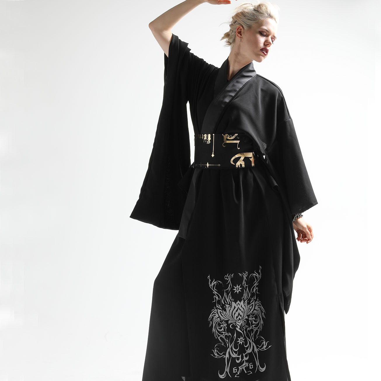 SIVER LOTUS YUKATA