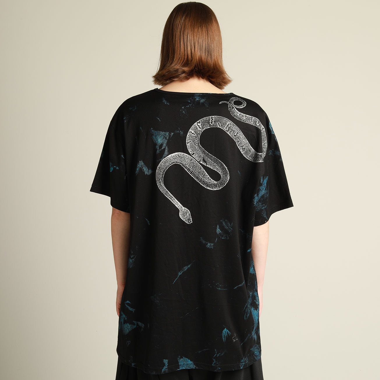 蛇崩溃油漆大T-SH