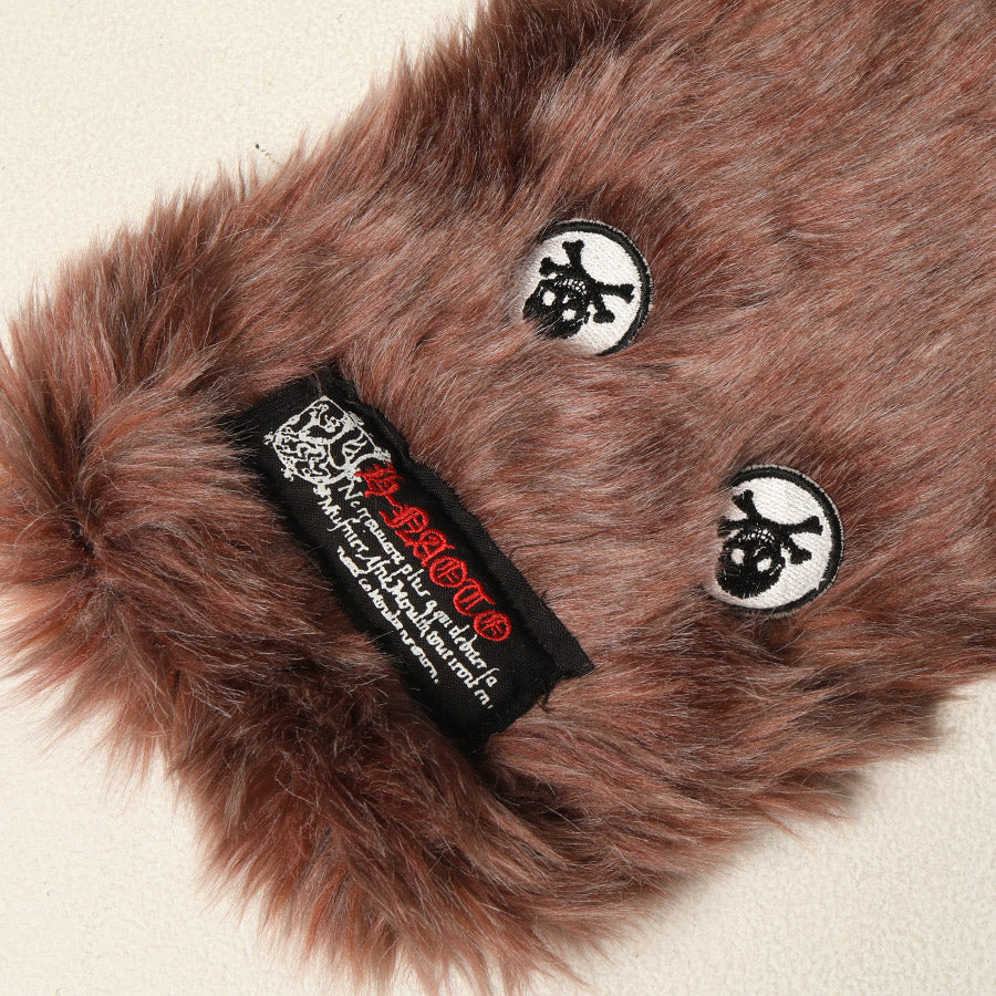 Monster Pink Eco Fur Muffler
