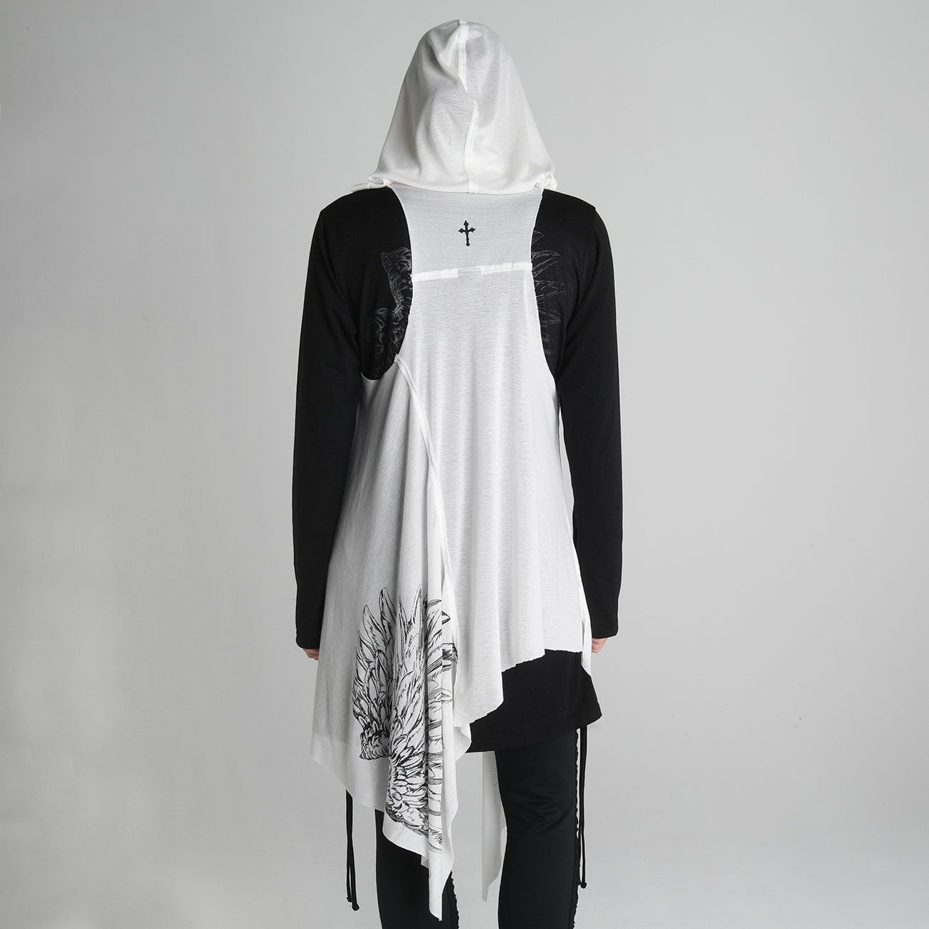 Angel Wings Mesh Hoody Gilet
