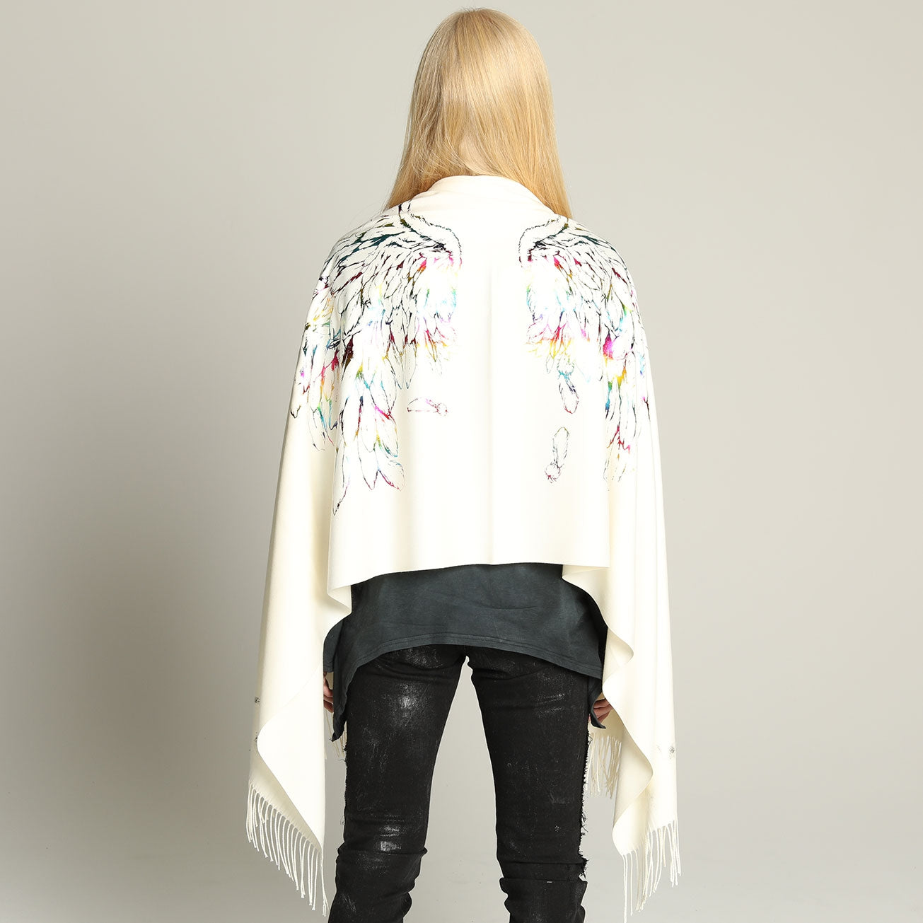Angel wing Rainbow Stole