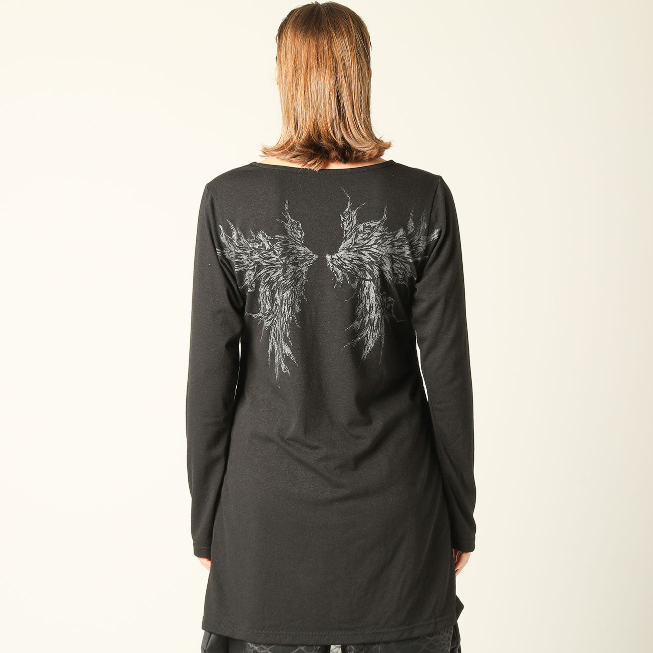 Devil's Wing Side Gather T-SH