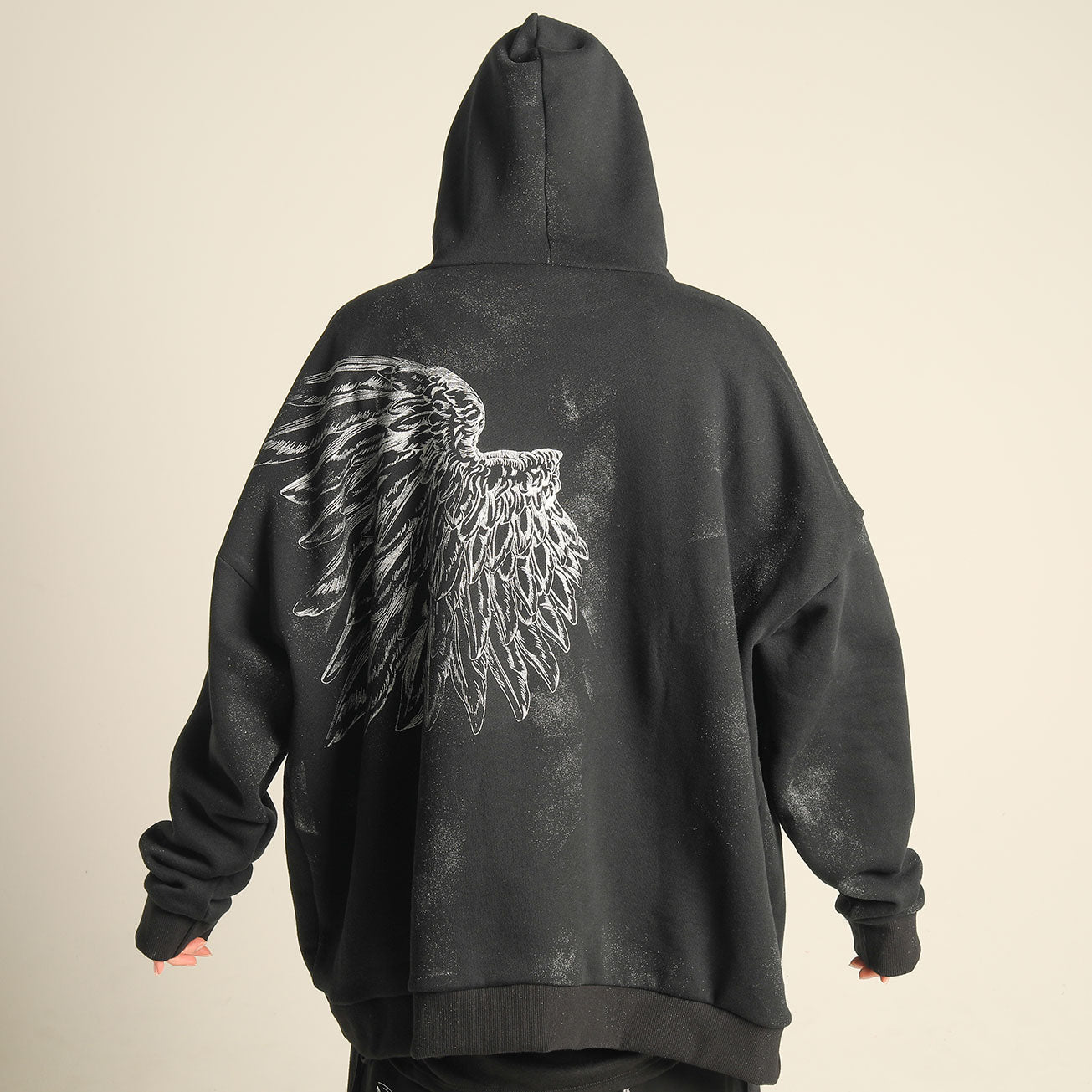 One wing angel hoodie