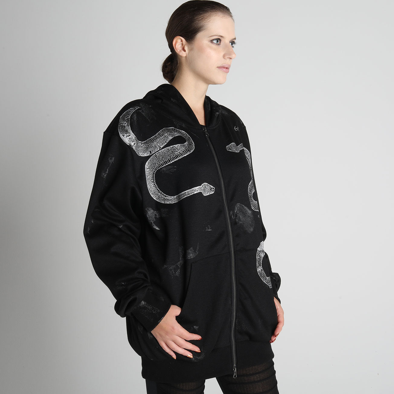 Snake Crash Paint Hoodie