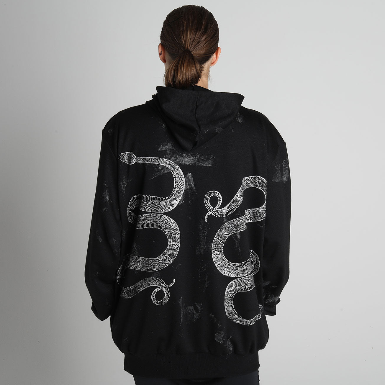Snake Crash Paint Hoodie