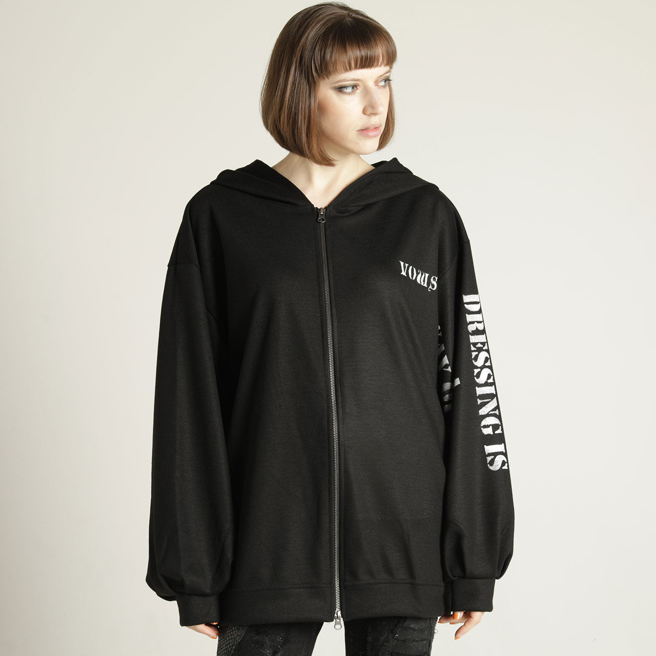 Twin Angel Over Silhouette Hoodie