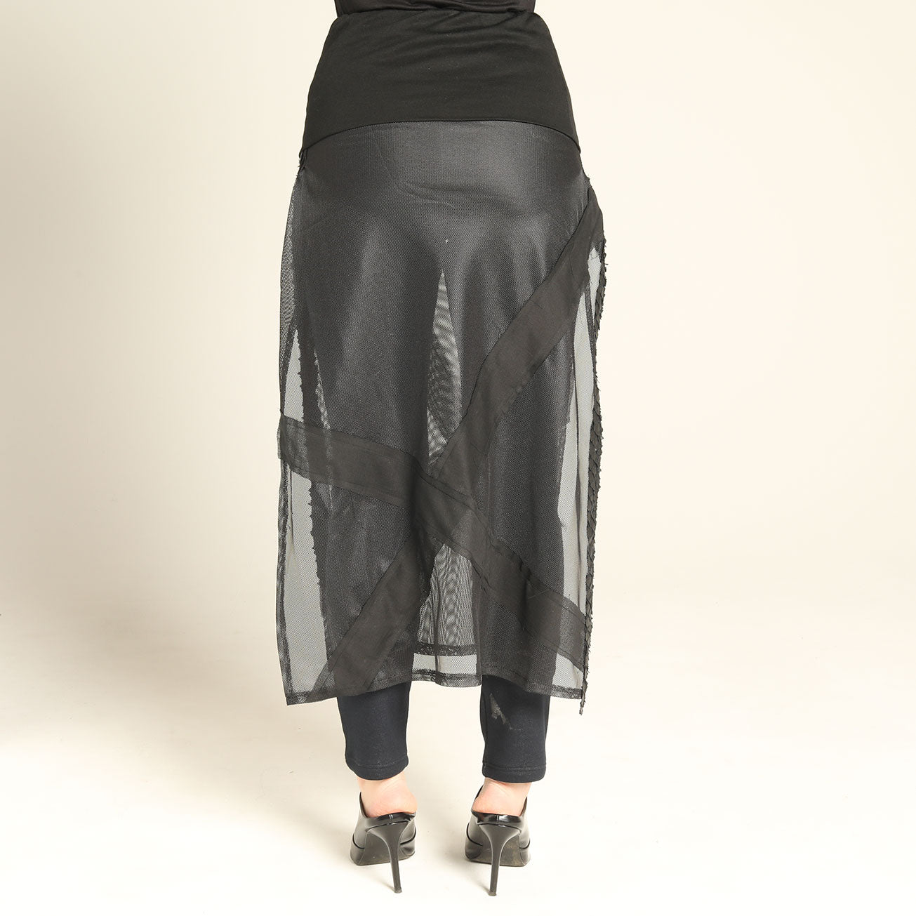 See-Through Overlapping Skirts