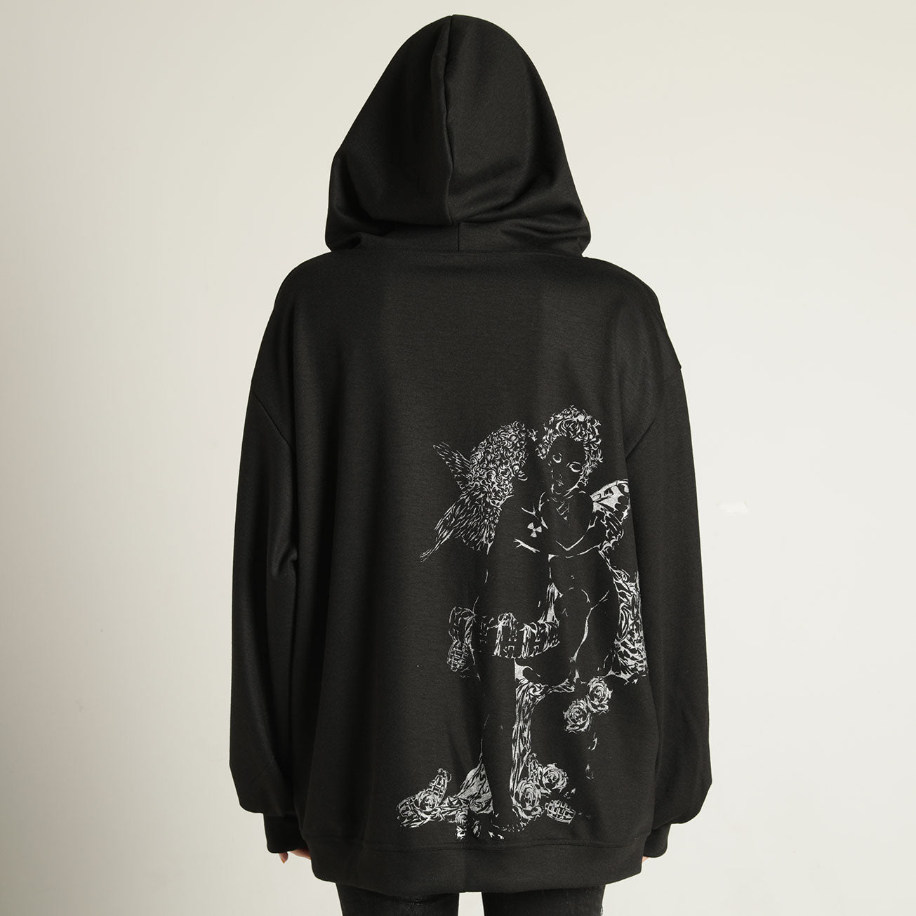 Twin Angel Over Silhouette Hoodie