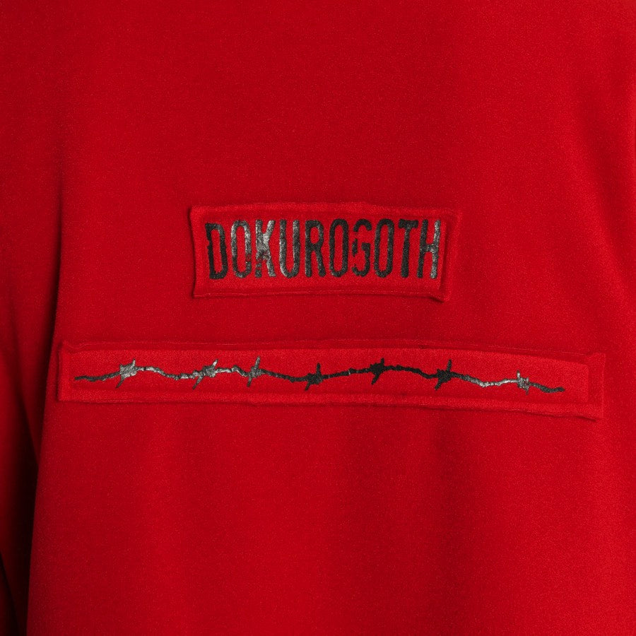 Asymmetric Red Long Hoodie (2サイズ)