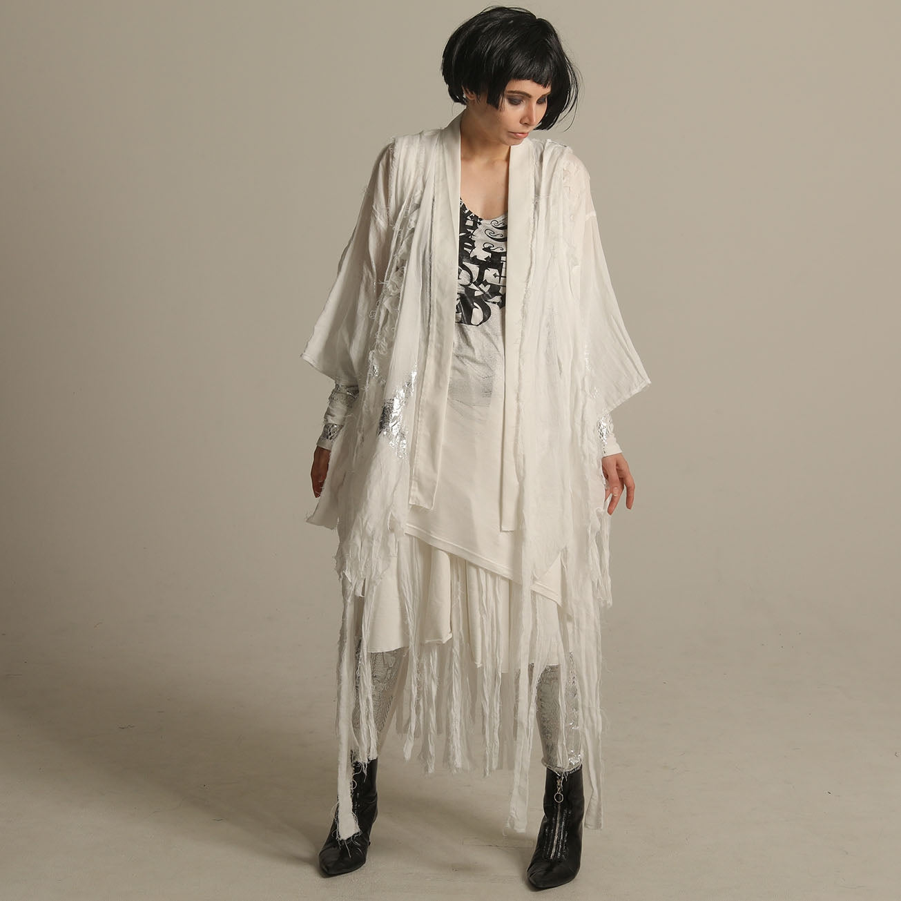 White Damage Yukata