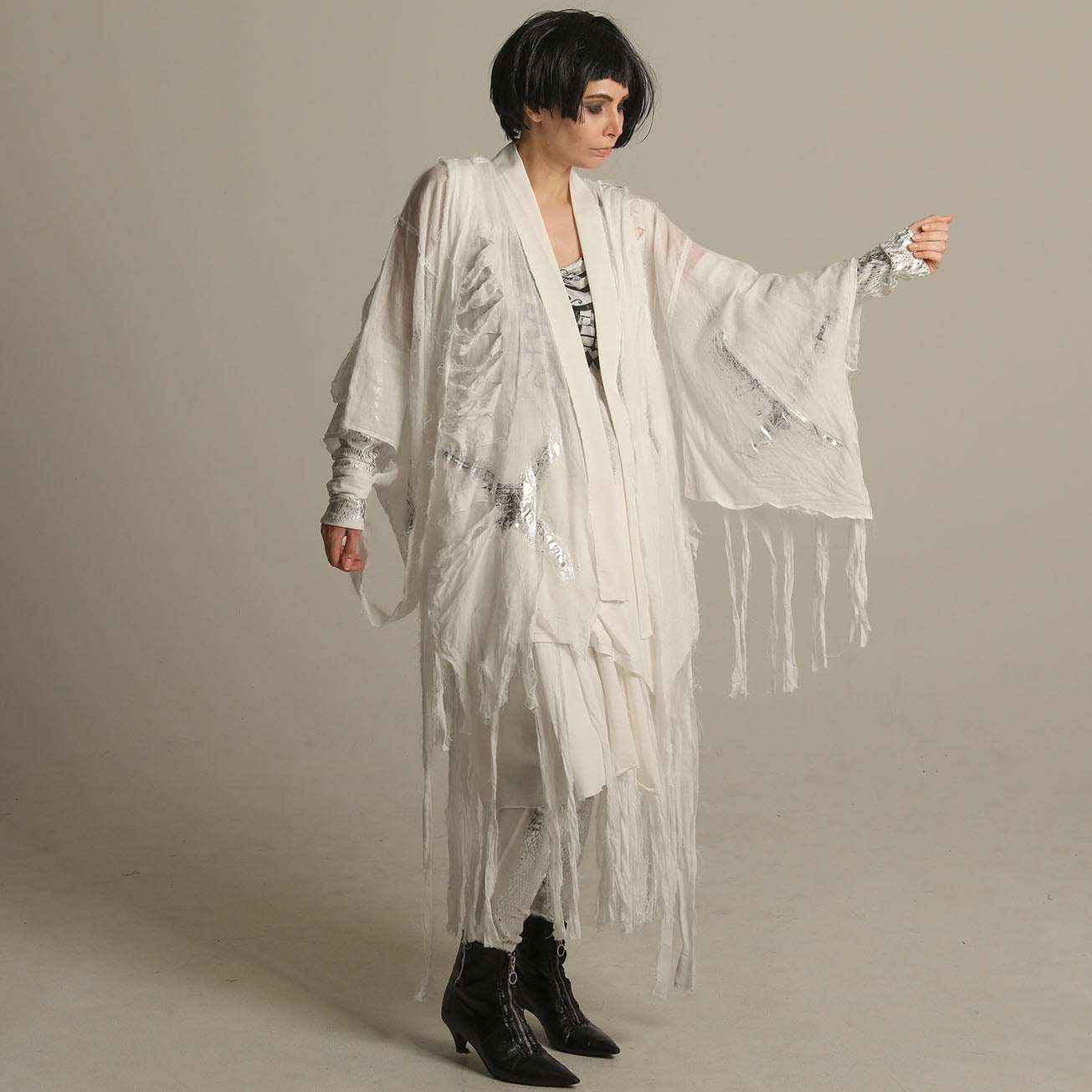 White Damage Yukata