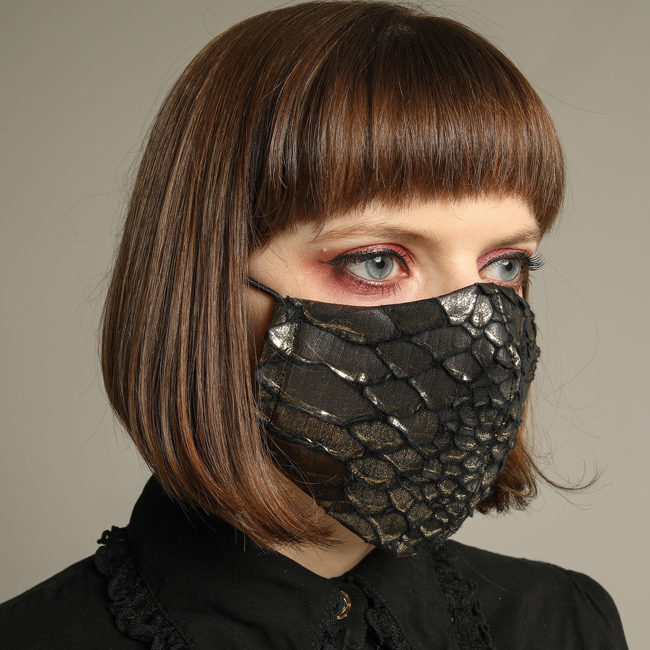 Gold Dragon Leather Mask Wear (2サイズ)