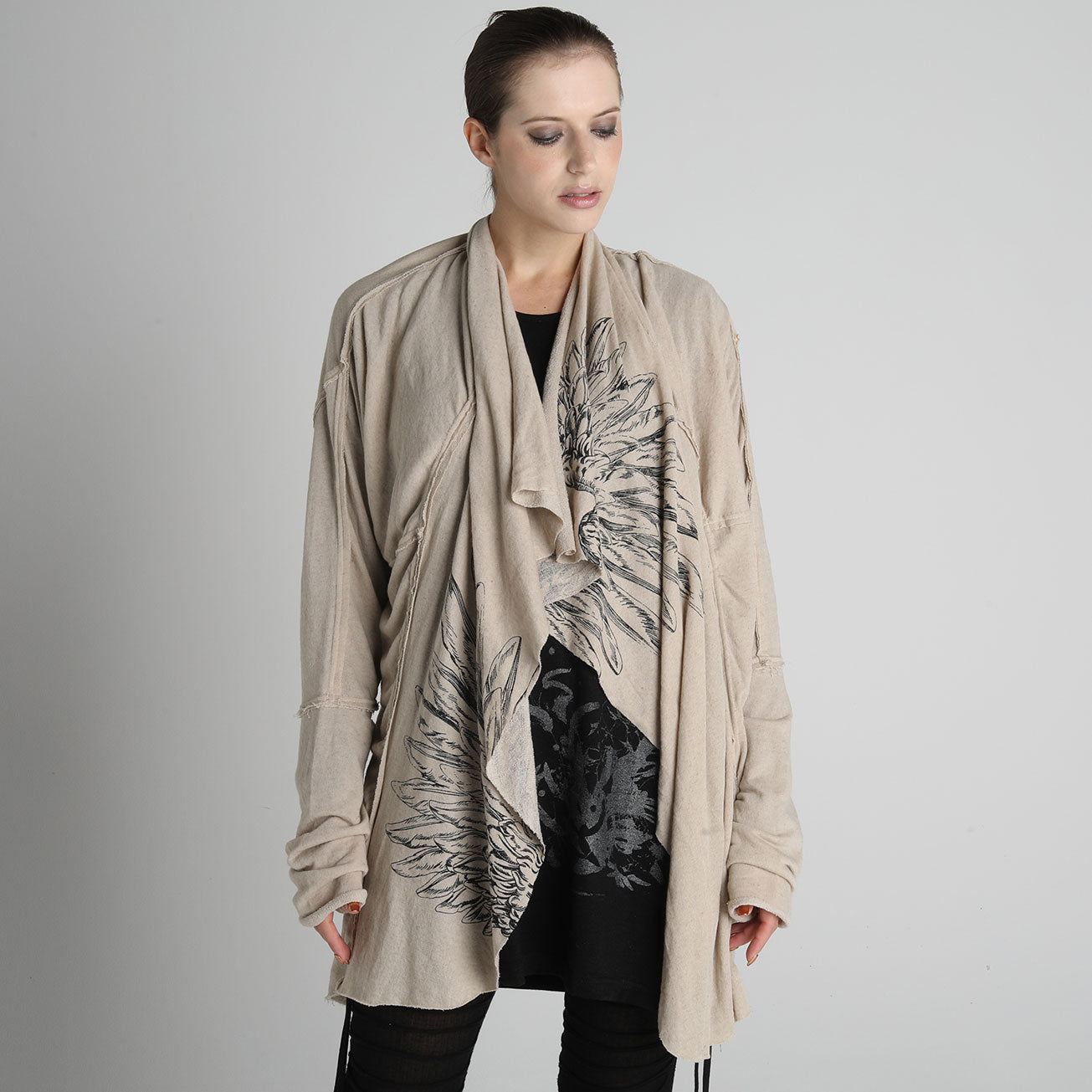 Angel Wings 2WAY Drape Cardigan