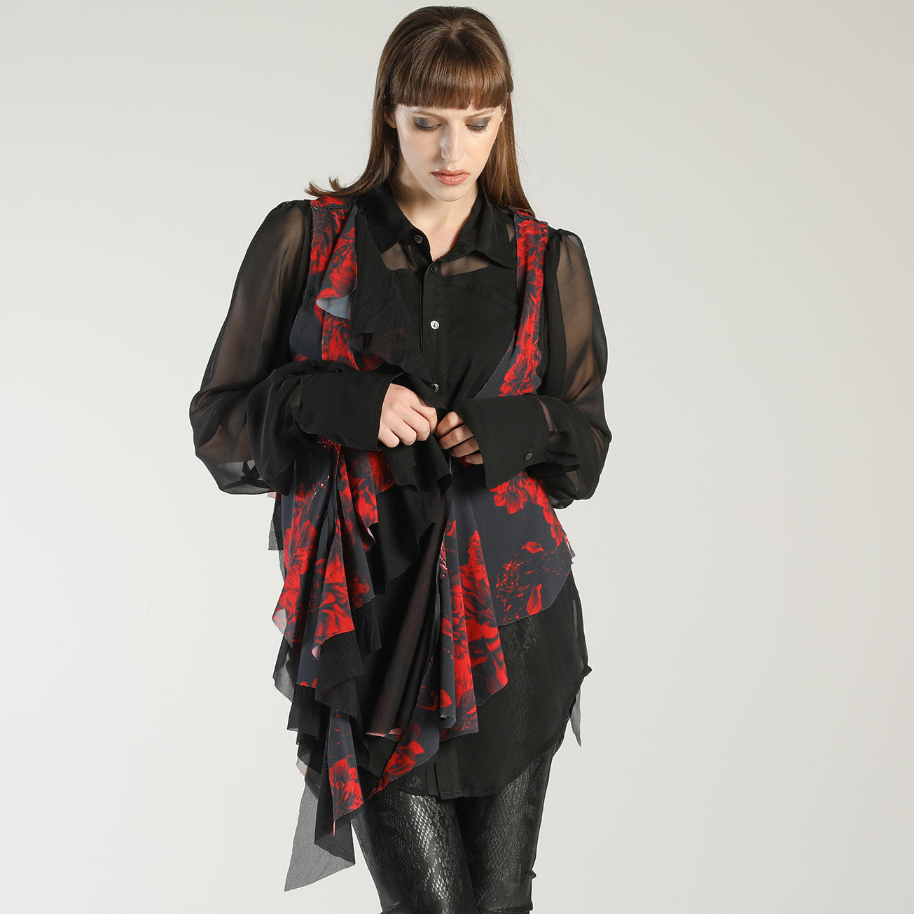 Blood Dahlia Raffle Gilet