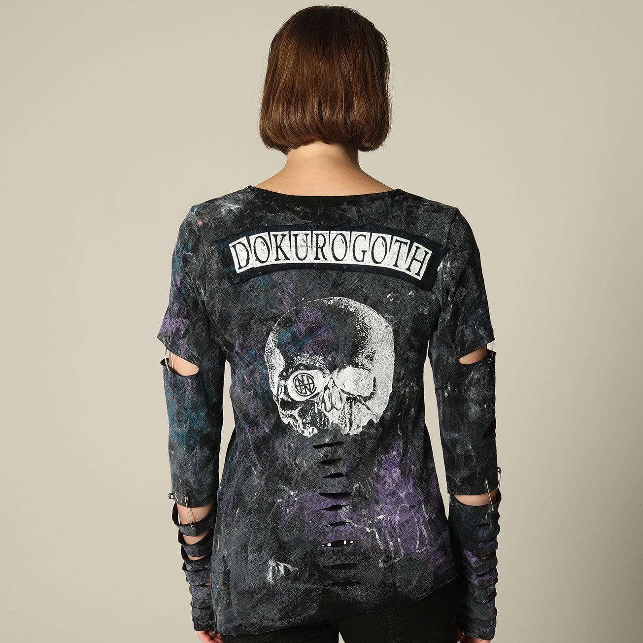 Slash paint skull t-sh