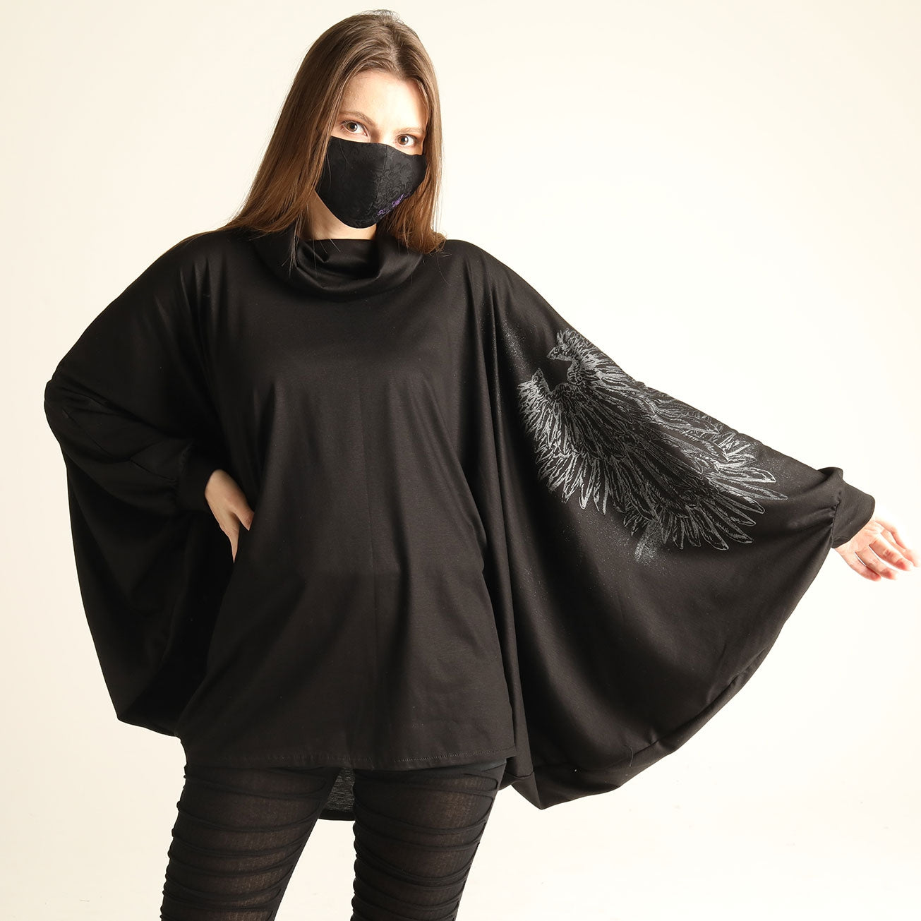 Angel Cape sleeve tunic