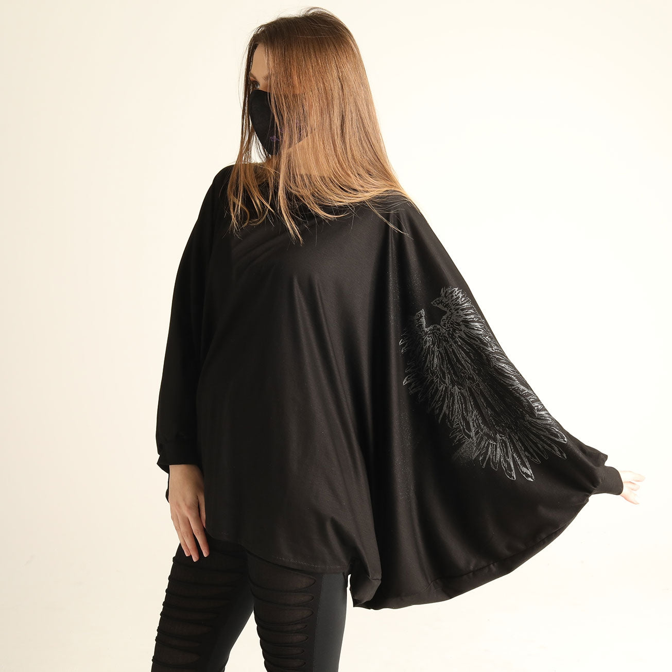Angel Cape sleeve tunic