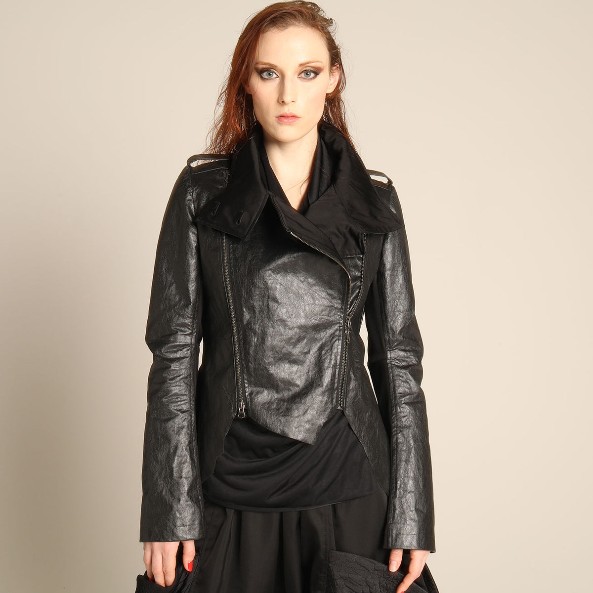 Japan Leather Short Riders Jacket