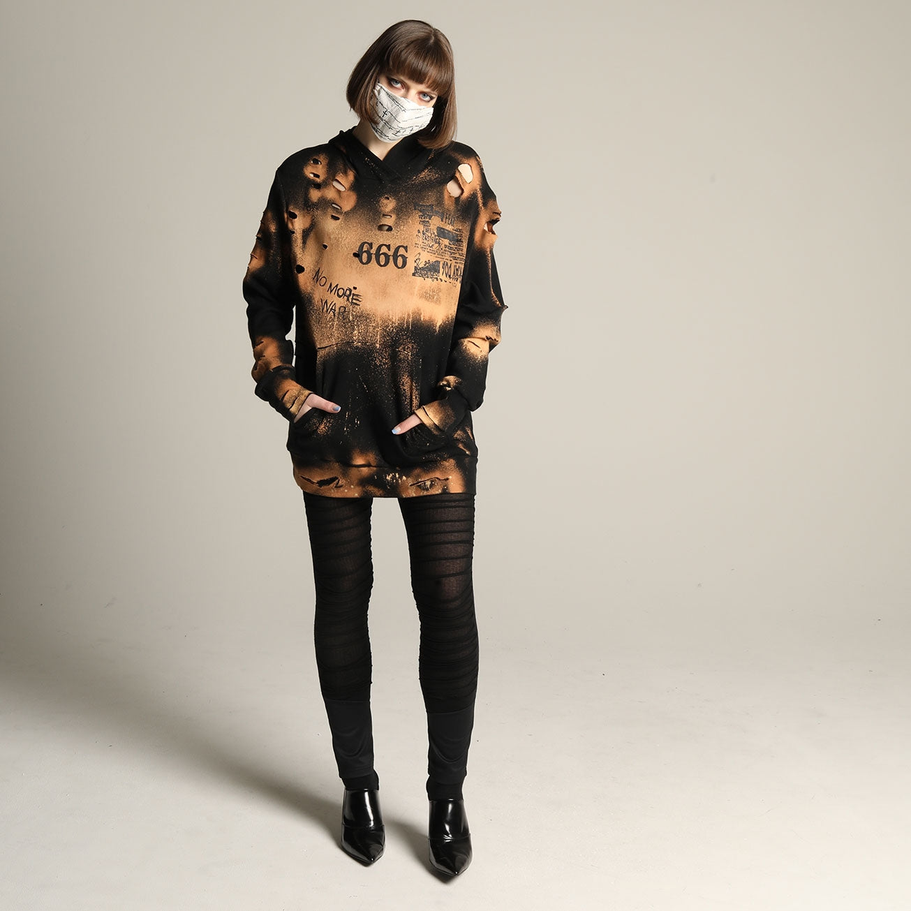 Bandage Print Mask Wear