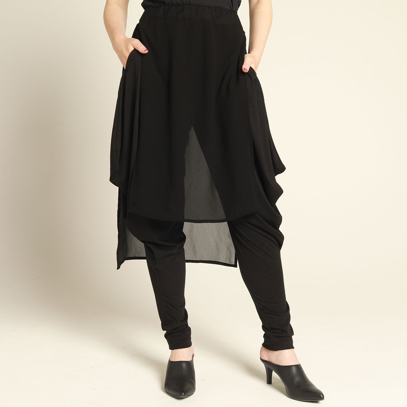 See-Through Wrap Joppa Leggings