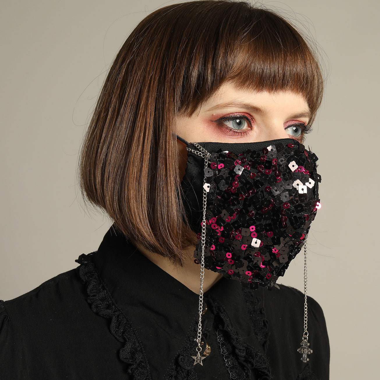 Shining Sequins Mask Cover