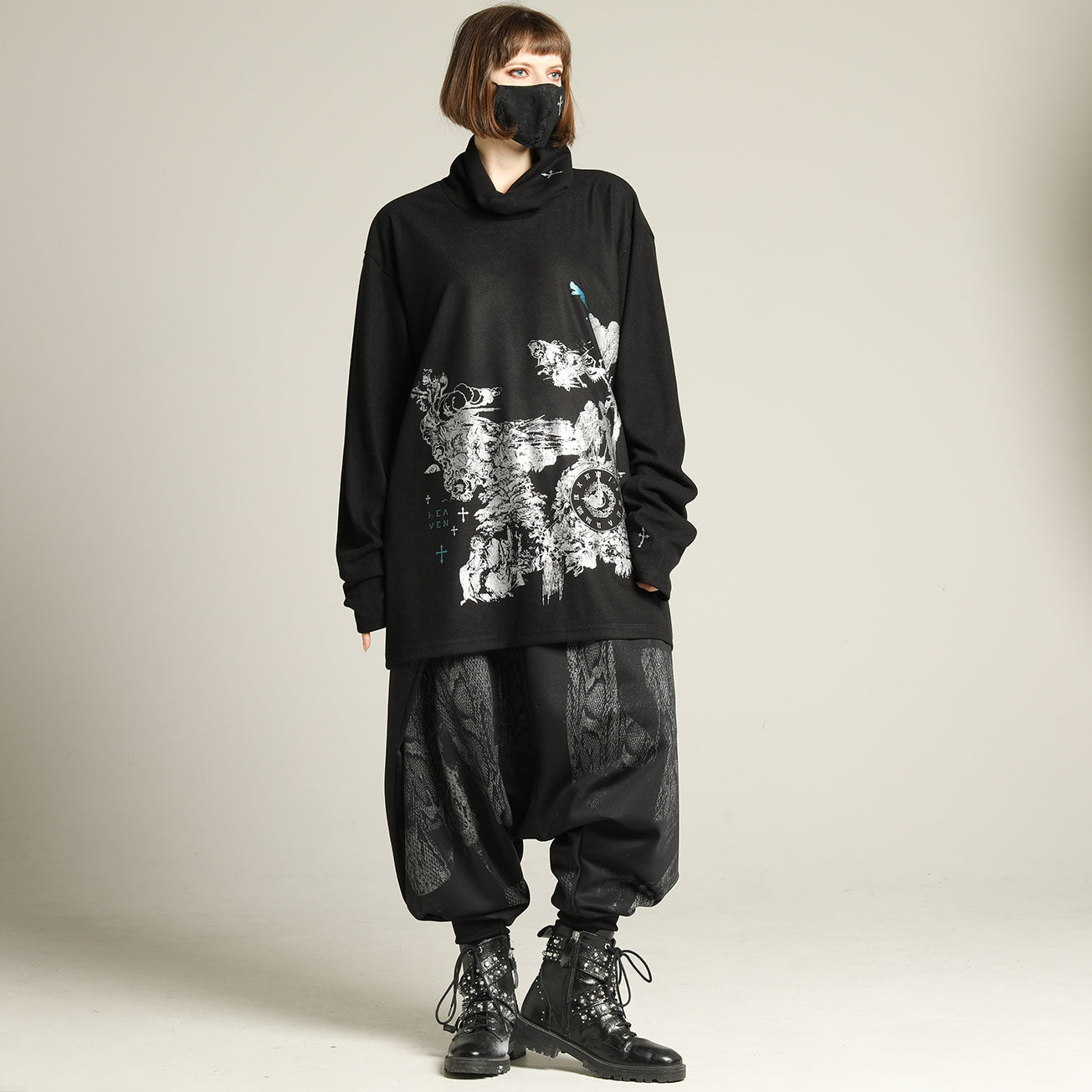 高脖子温暖的哥特顶