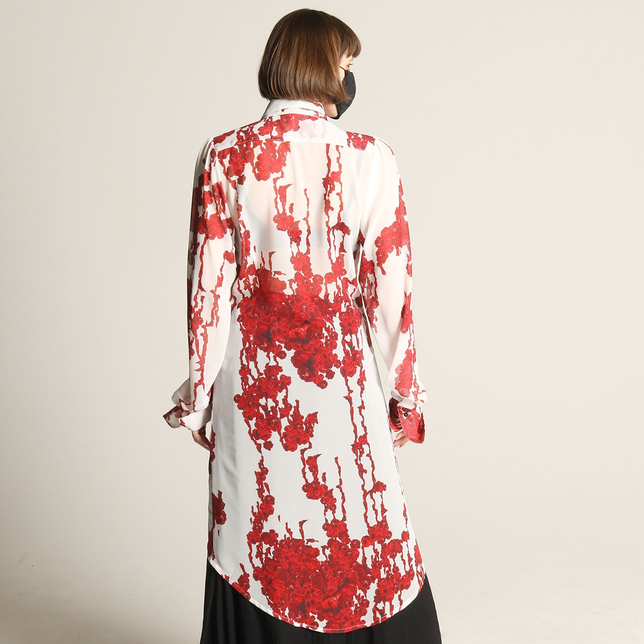 Bloody Rose Long Dress Blouse