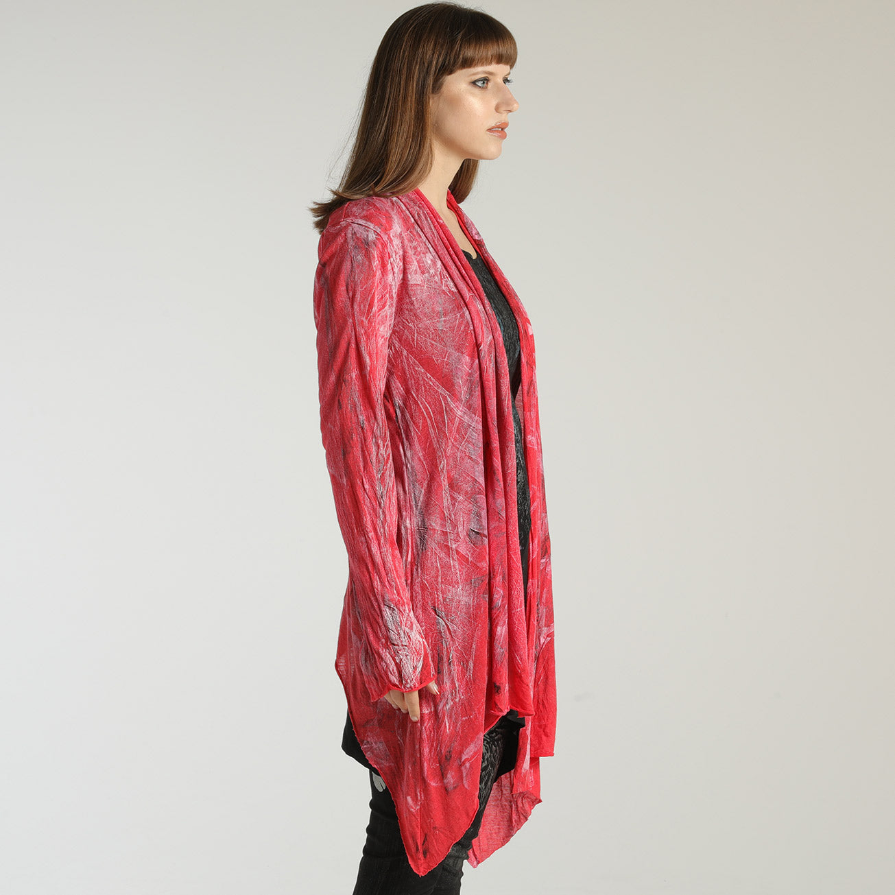 Crash drape cardigan