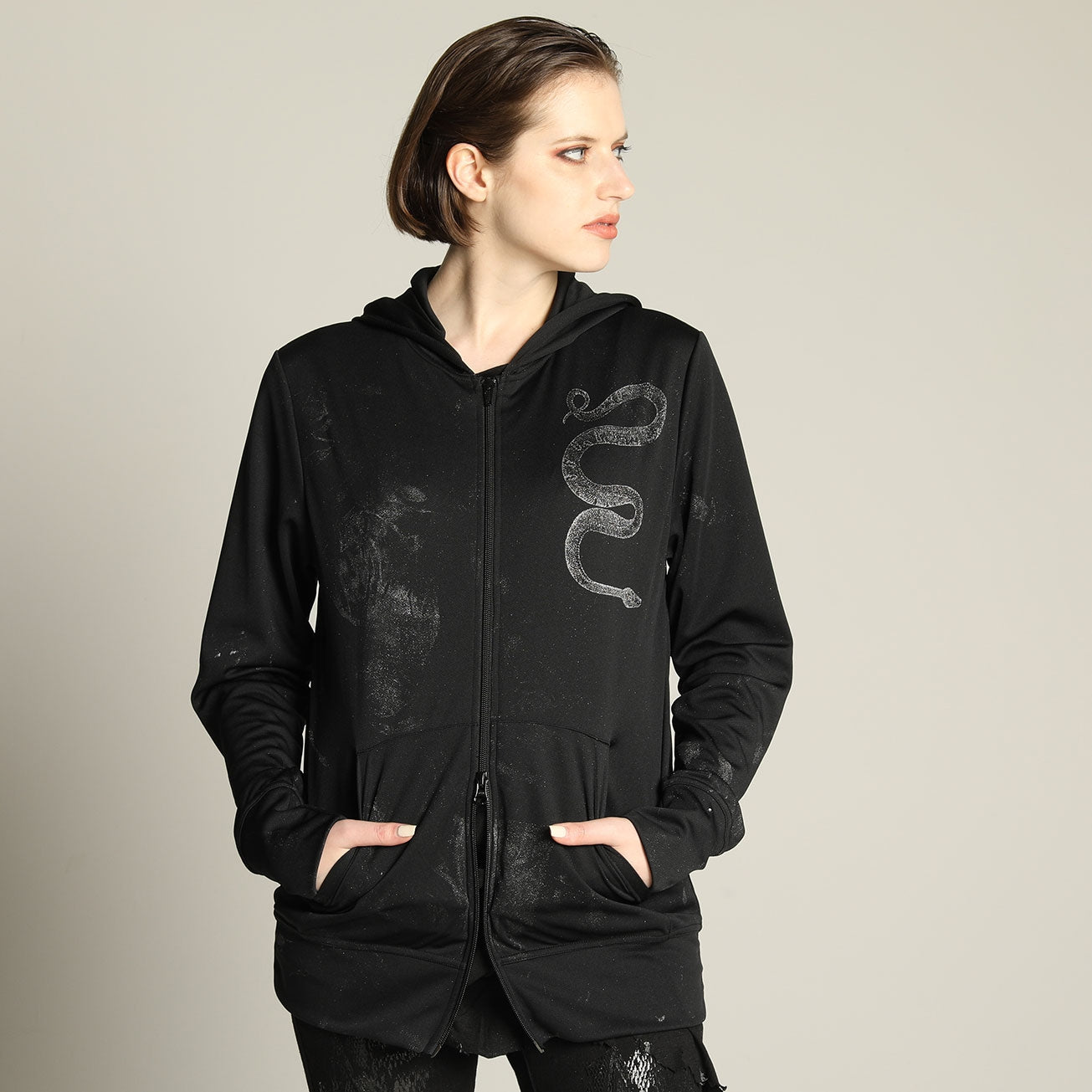 Devil's Wings Sleeve Hoodie