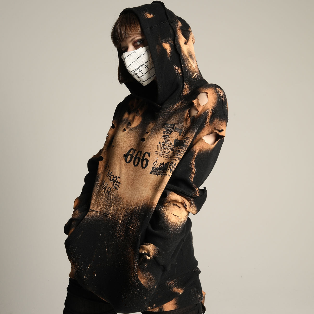 Bandage Print Mask Wear