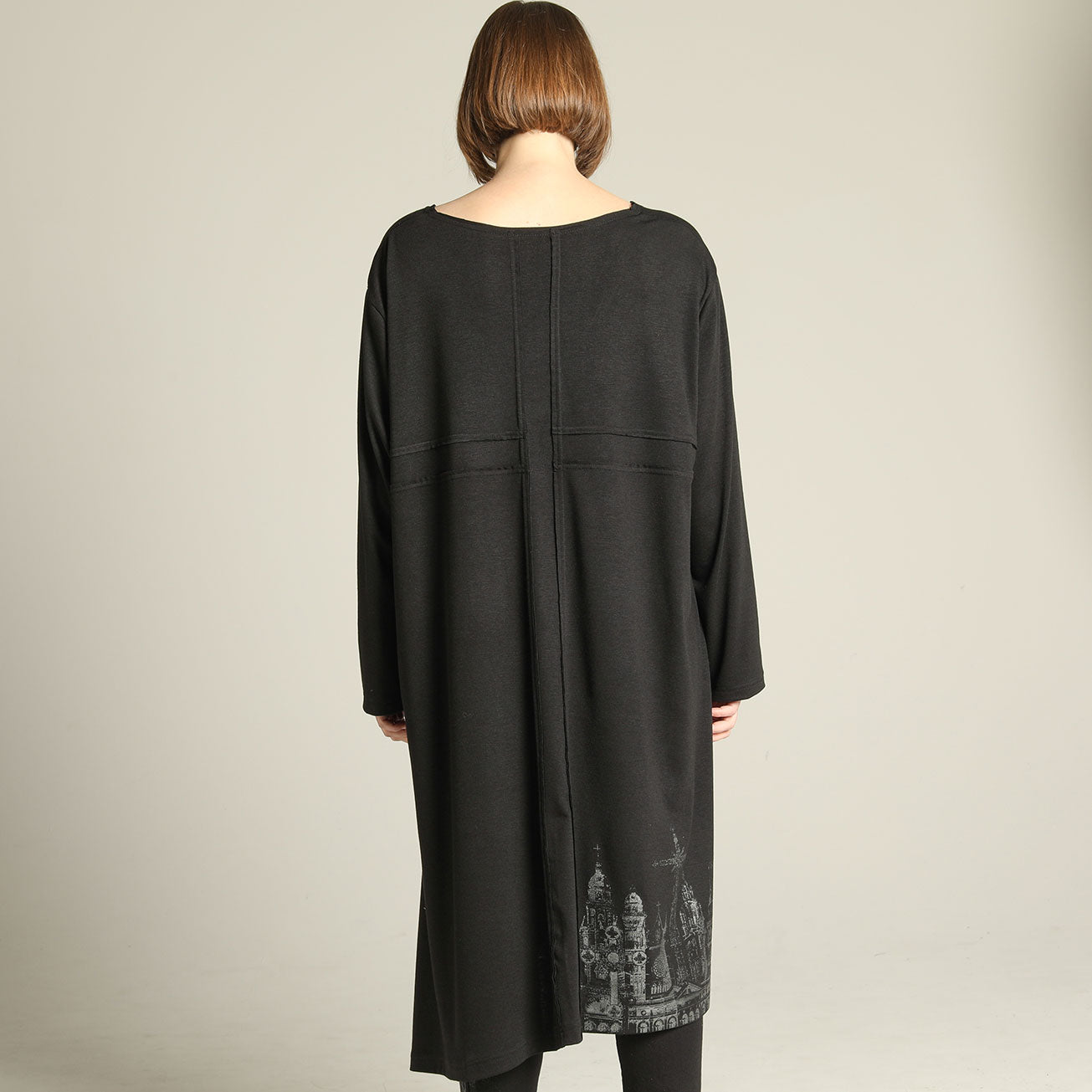 Side slit large dress