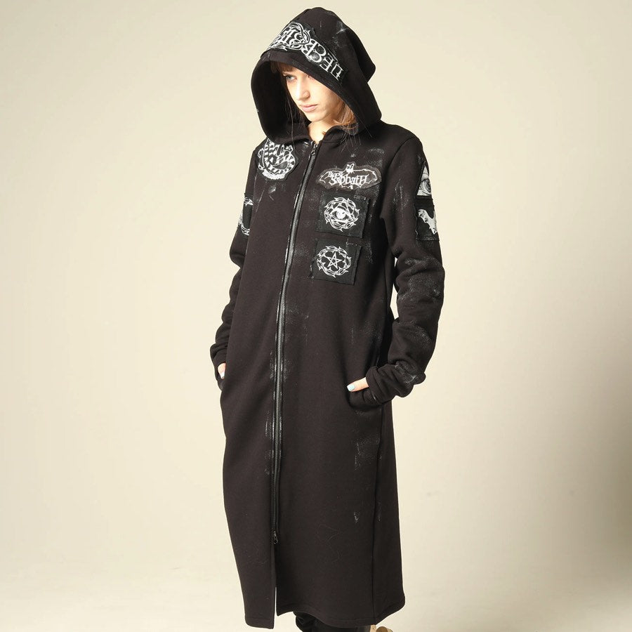 Crash Patch Long Hoodie