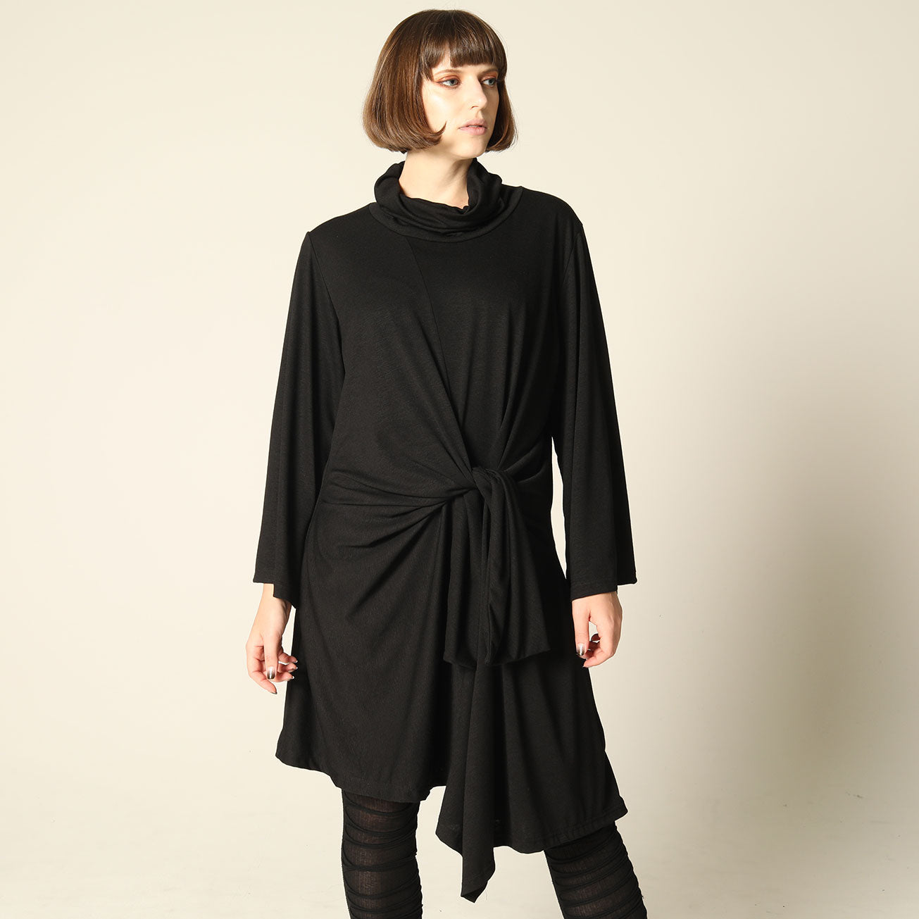 High Neck Witch Robe Dress