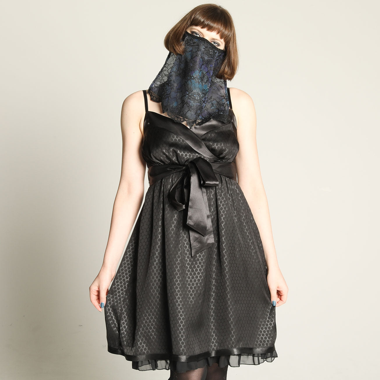 Blue Rose Veil MASK WEAR