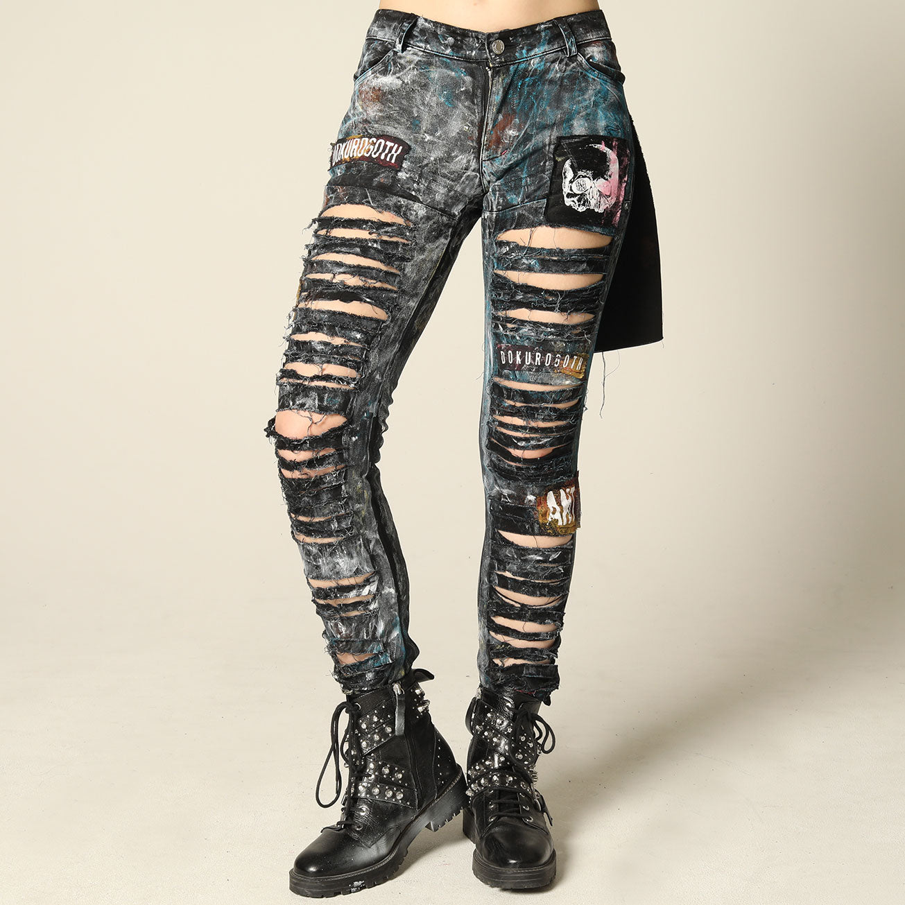 Slash Paint Damage Pants