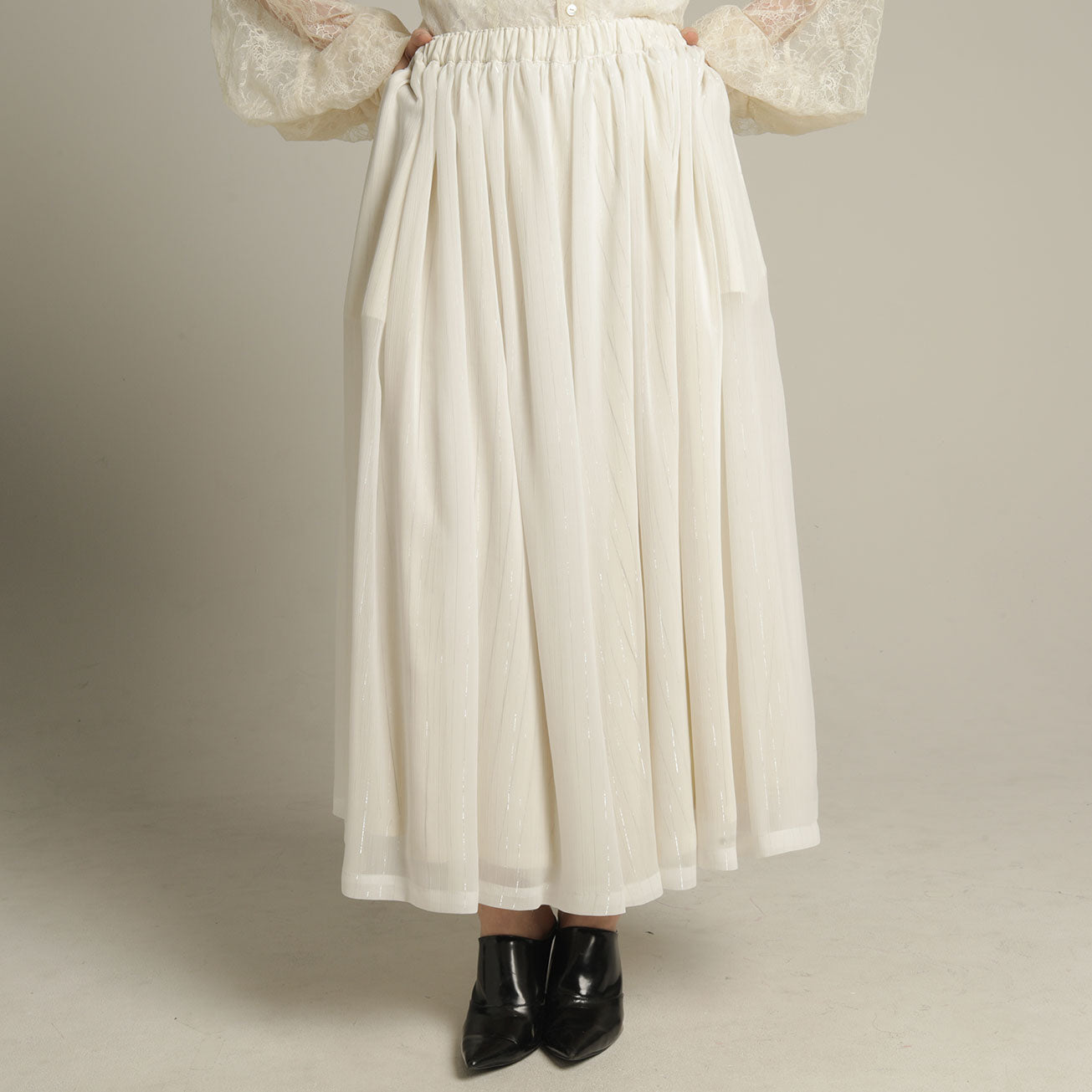 See-Through Wide Pants