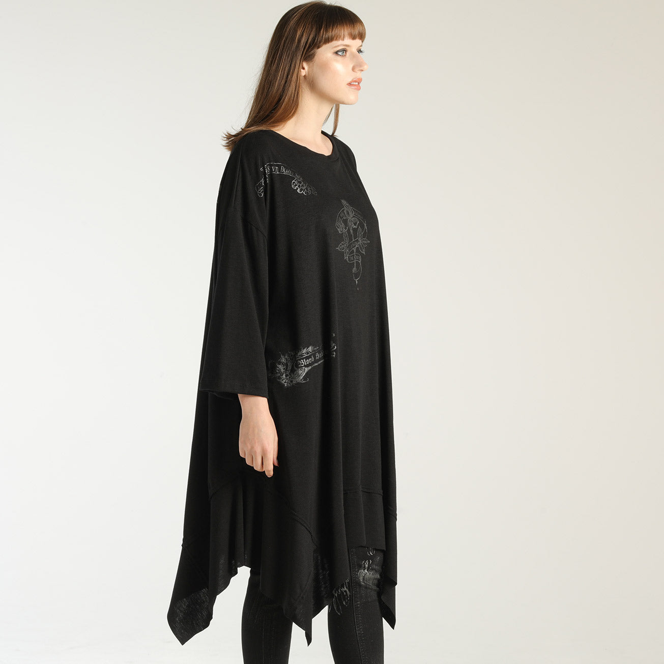 Darkness Super Loose Tong Dress
