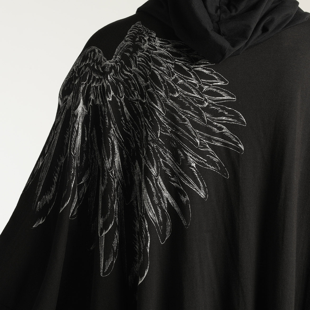 天使翅膀斗篷连帽衫