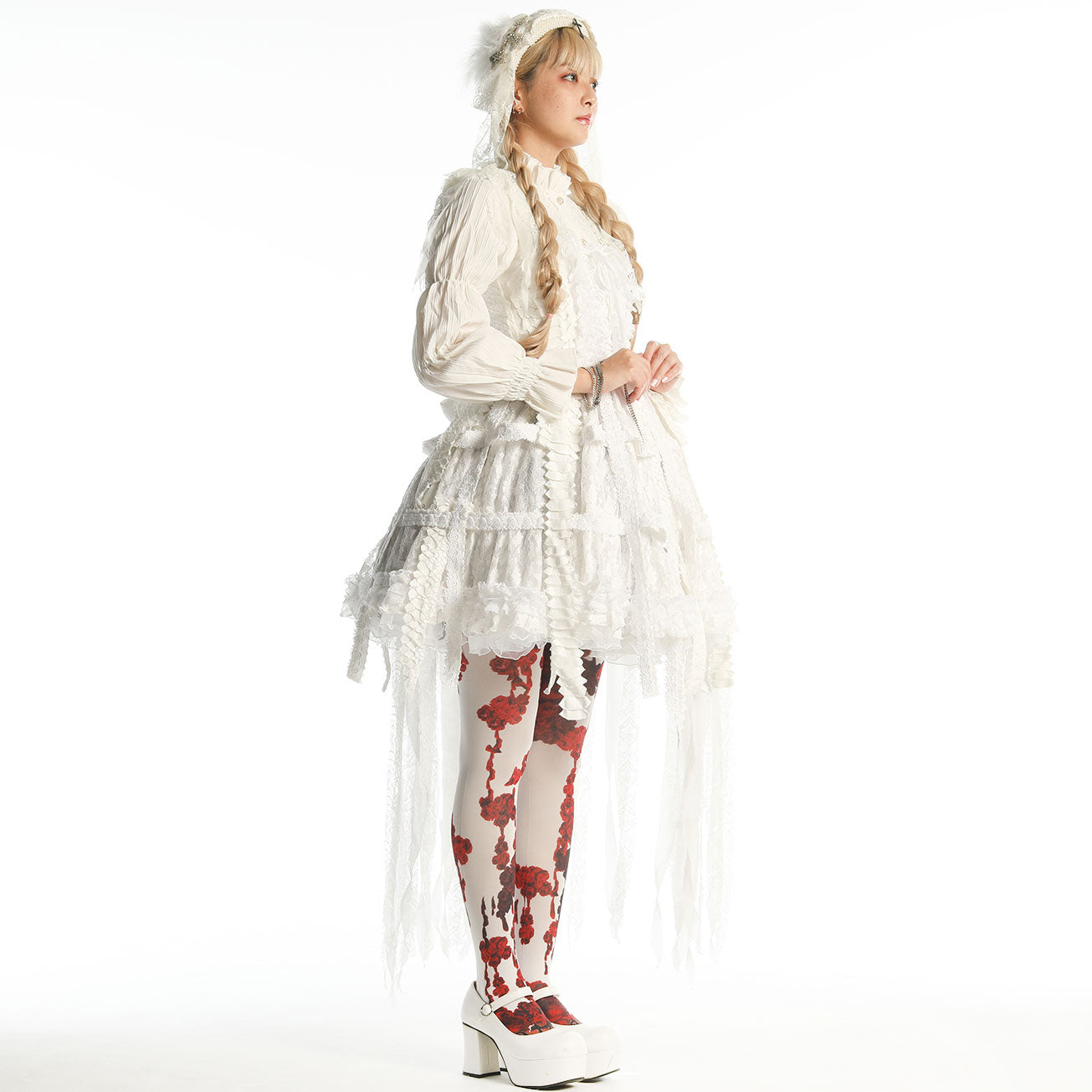 White Dragon Bird Cage Dress (2sizes)