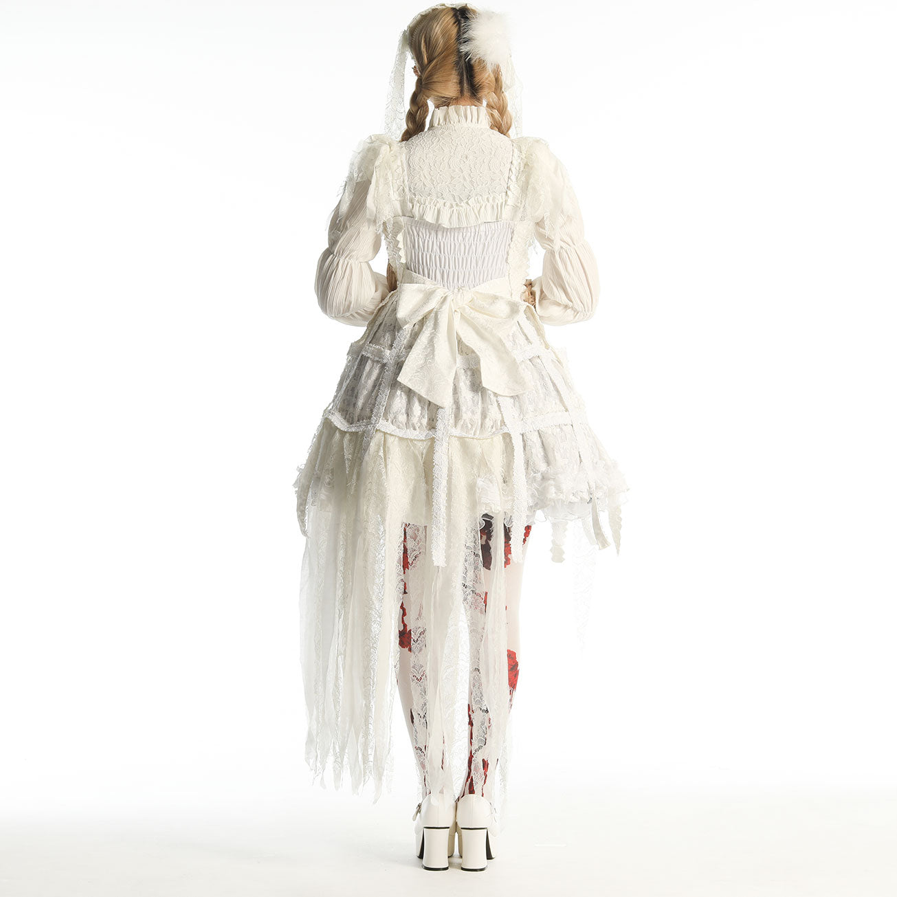 White Dragon Bird Cage Dress (2sizes)