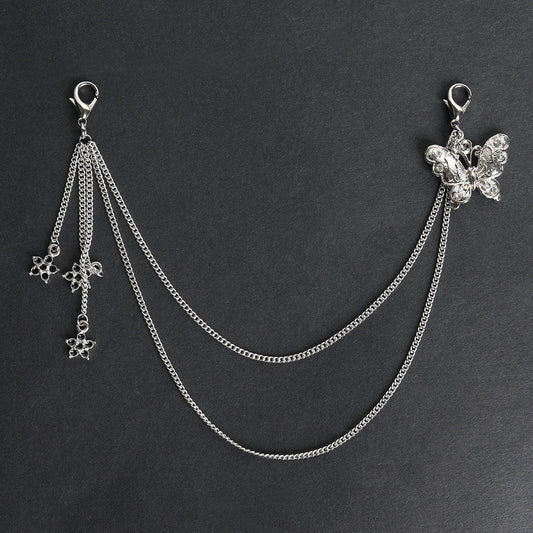 Butterfly & Lucky Star Chain MACCESSORY
