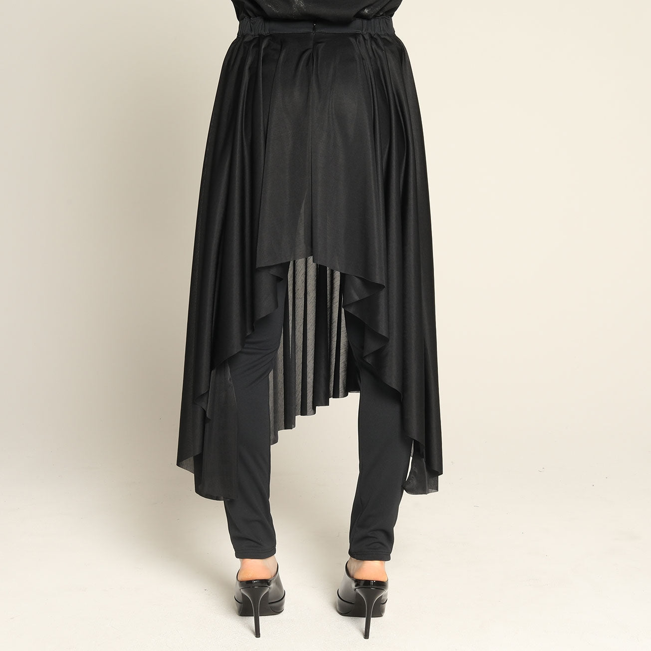 See-Through Skirt Leggings Pants