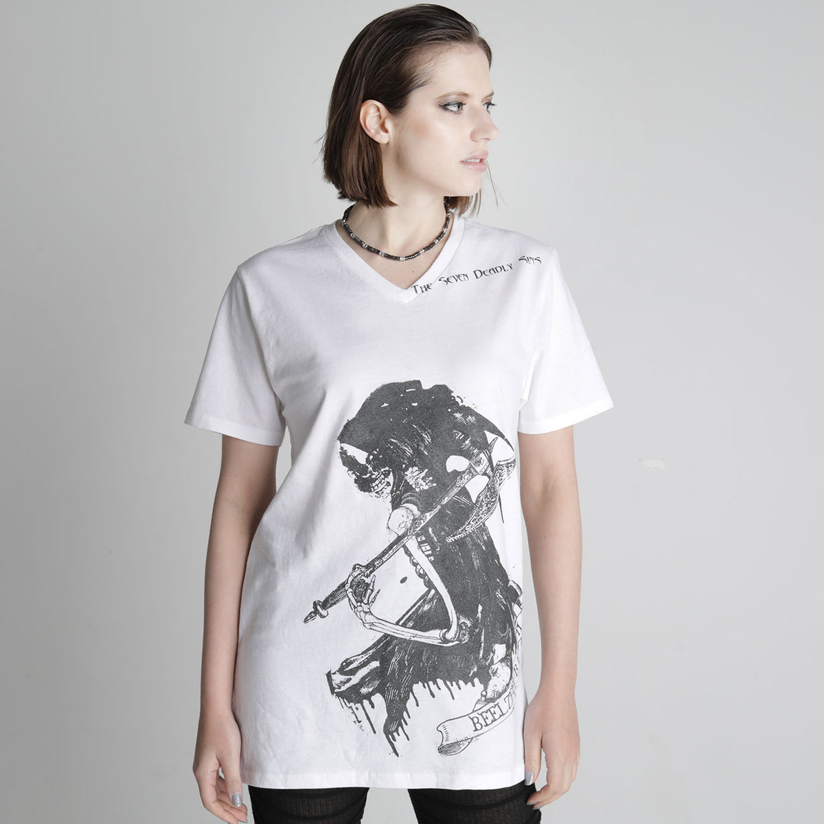 BEELZEBUB V-NECK T-SH / S