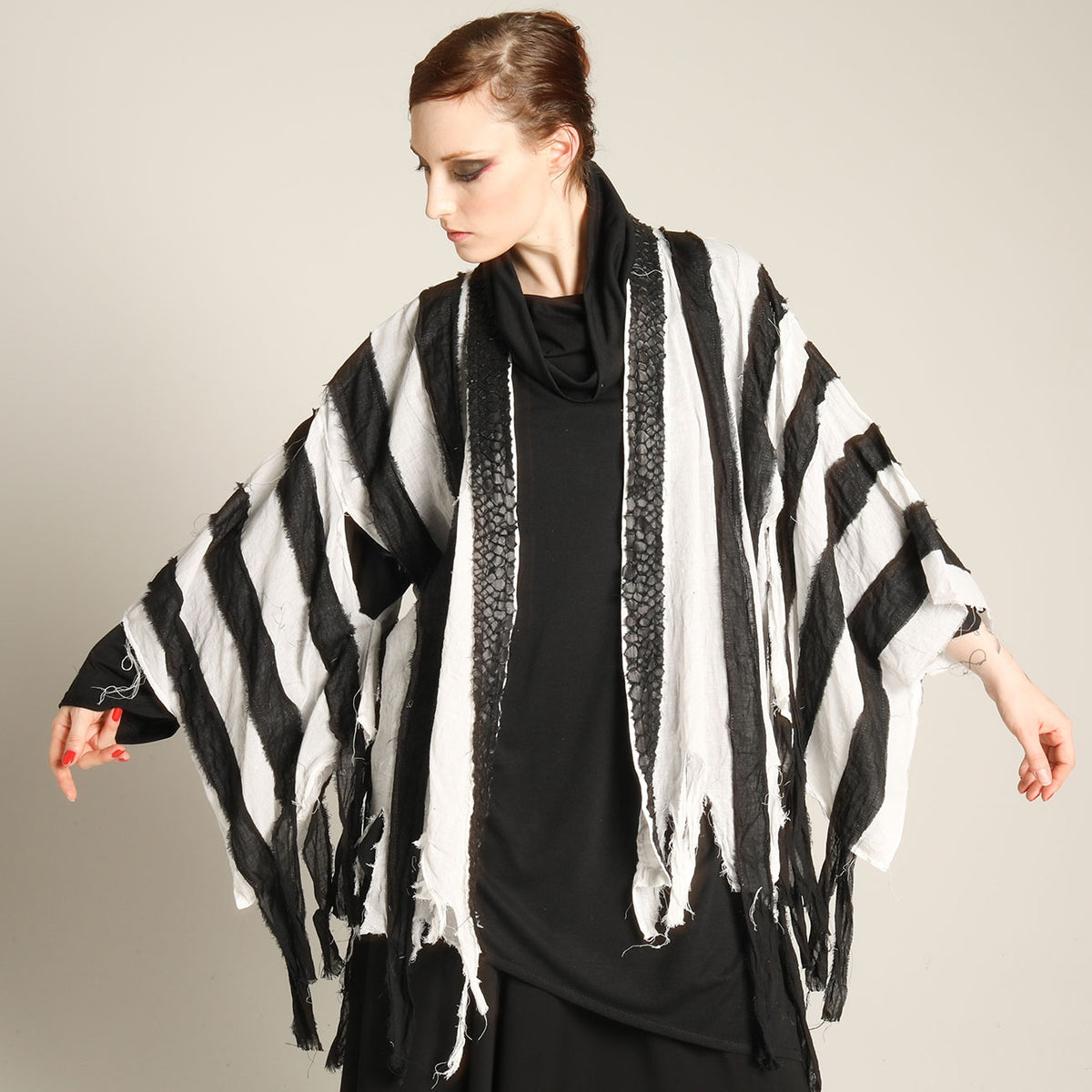 STRIPE SHINOBI KIMONO