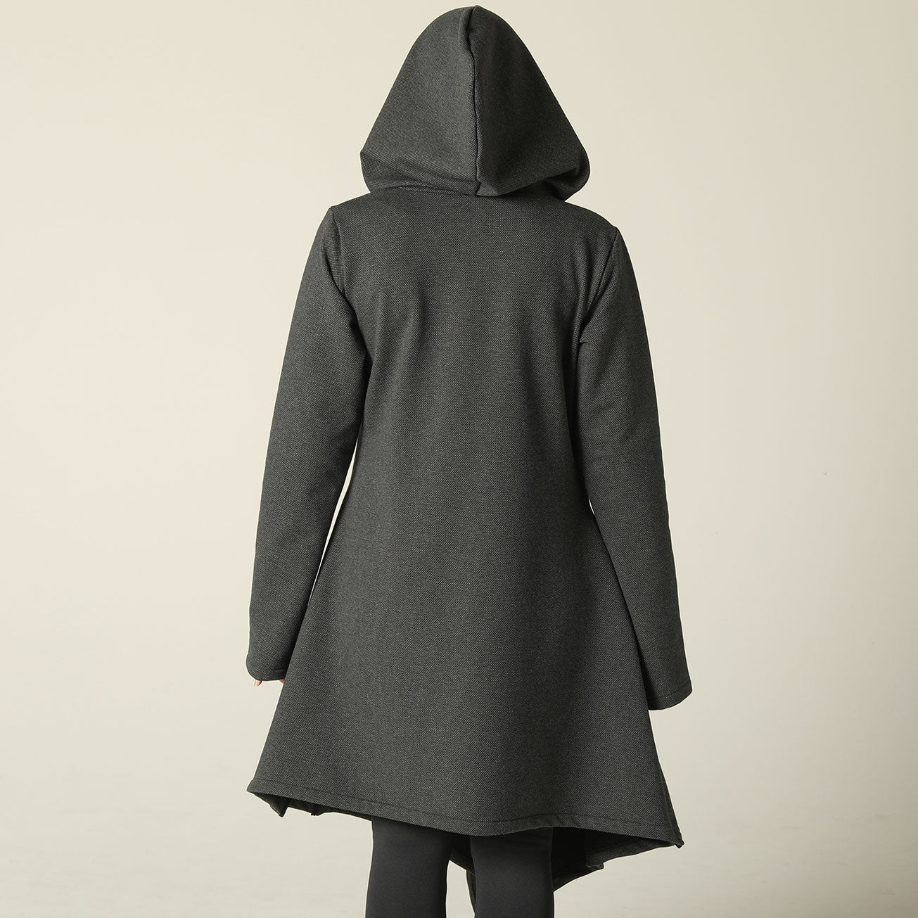 Asymmetric Long Hoodie / M